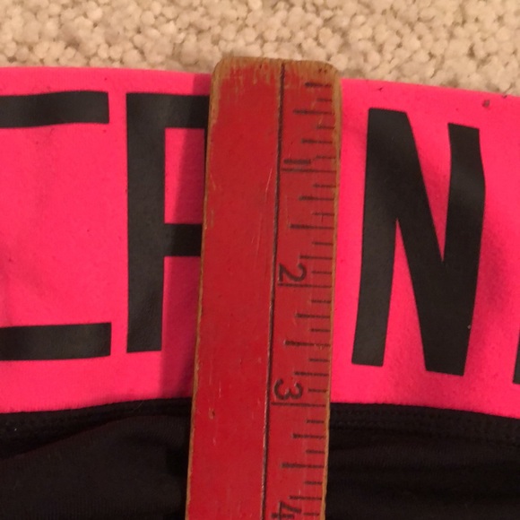 Pink Victoria Secrets slim fit yoga pants with barbiecore pink stretch waist - Picture 9 of 16